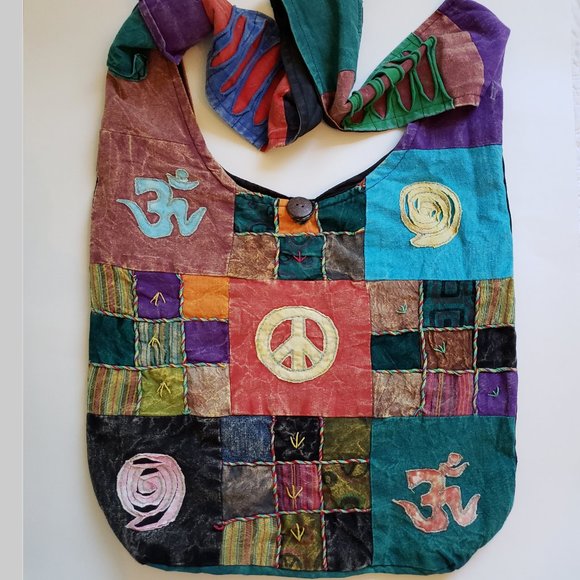 Handbags - Cute Fabric bohemian bag, NWOT.